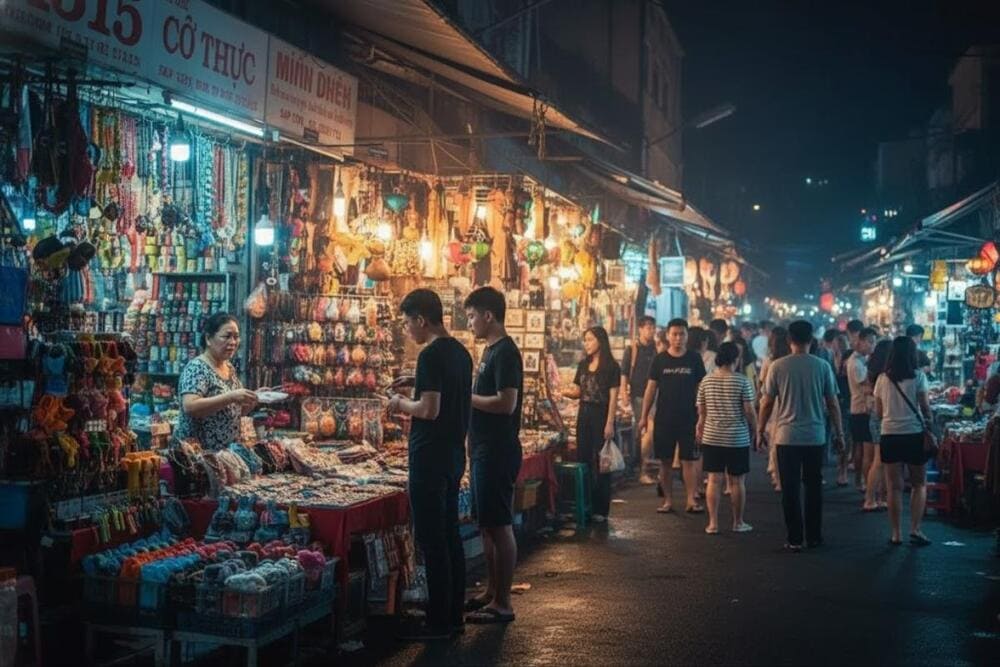 Khu trưng b&agrave;y với nhiều sản phẩm được b&agrave;y b&aacute;n.